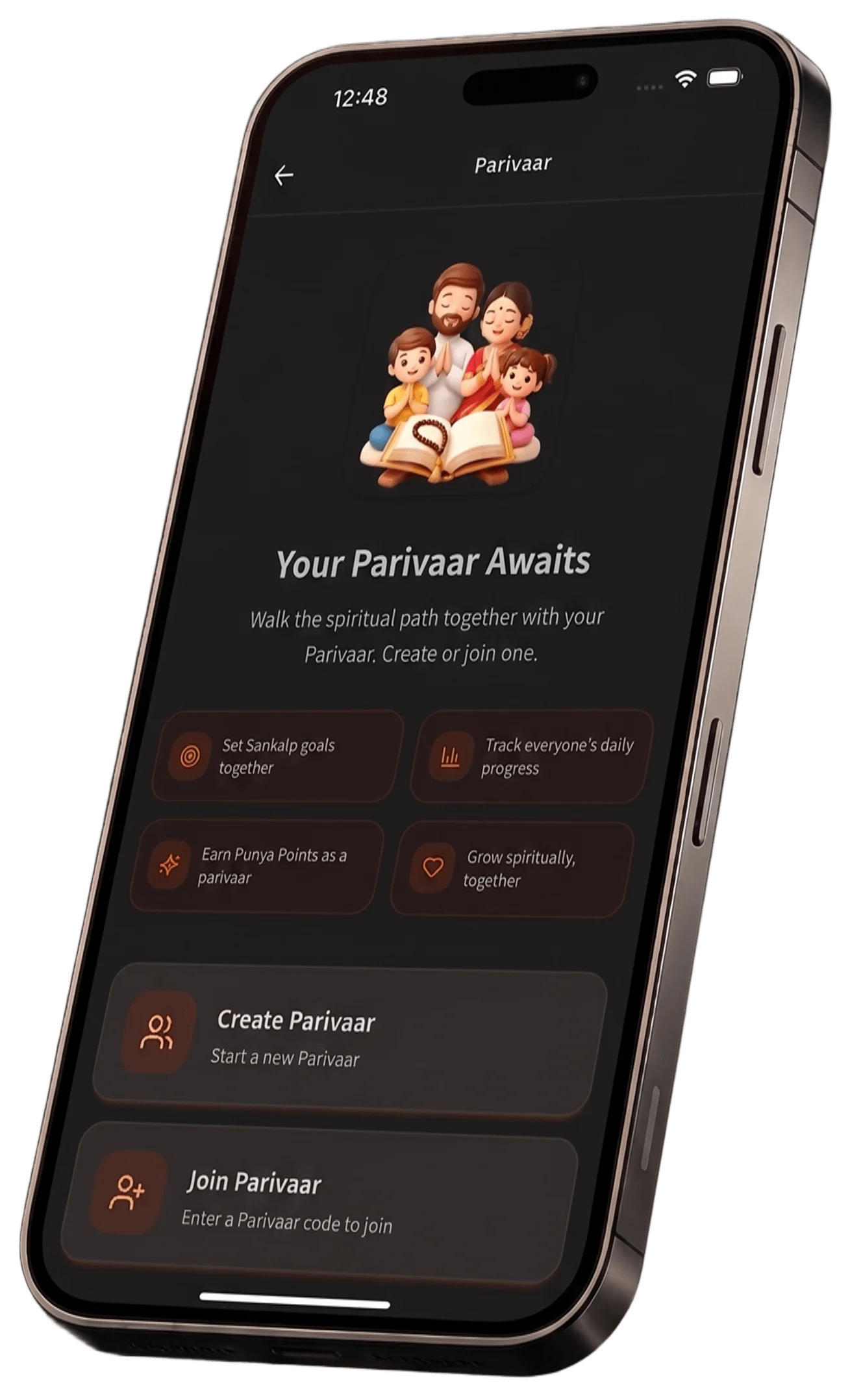 PARIVAR app interface